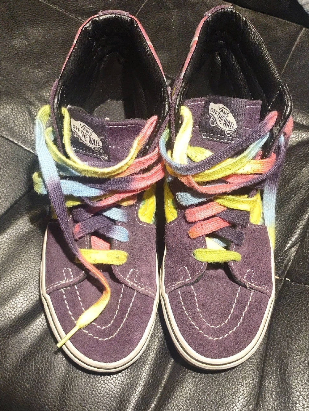Vans Purple Tie Dye High-Top Sneakers